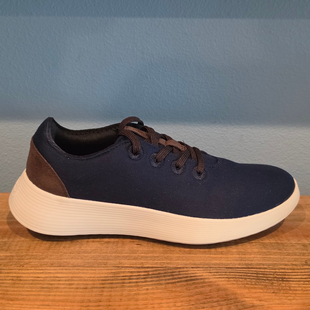 Allbirds Womens Runner Go Luxe Sneakers Navy Blue Athleisure Size 11 - Picture 6 of 10